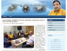 Tablet Screenshot of blogdoedilson.com.br